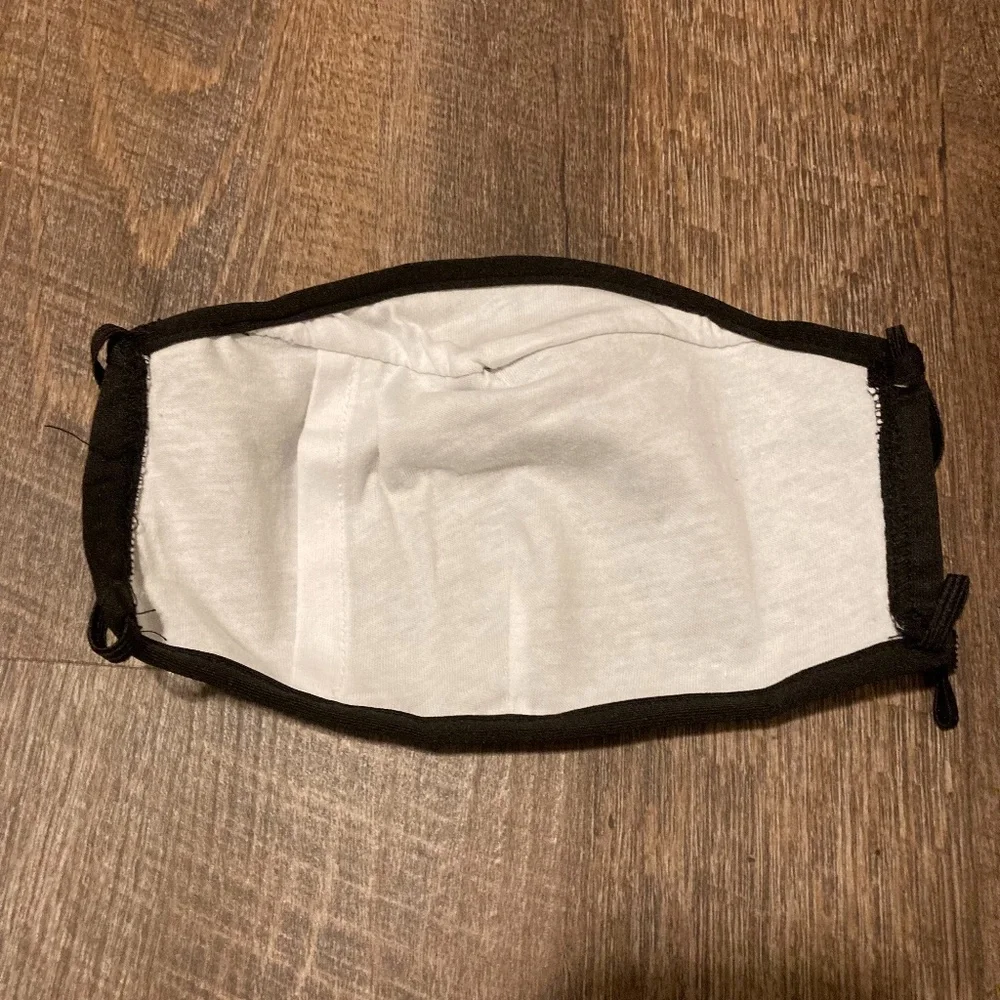 Black Adult Face Mask with Replaceable Filter, Adjustable, 1 Filter Included-New